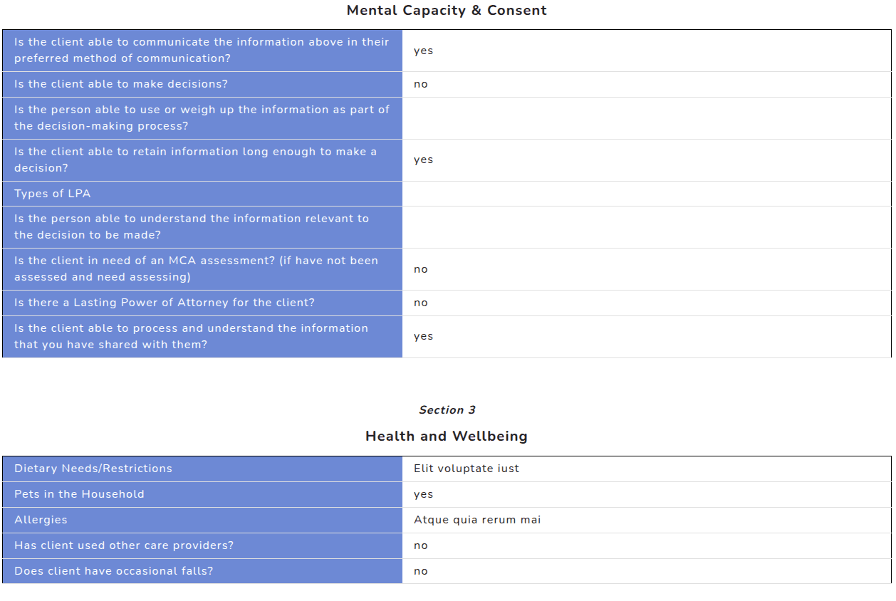 Web App Dashboard
