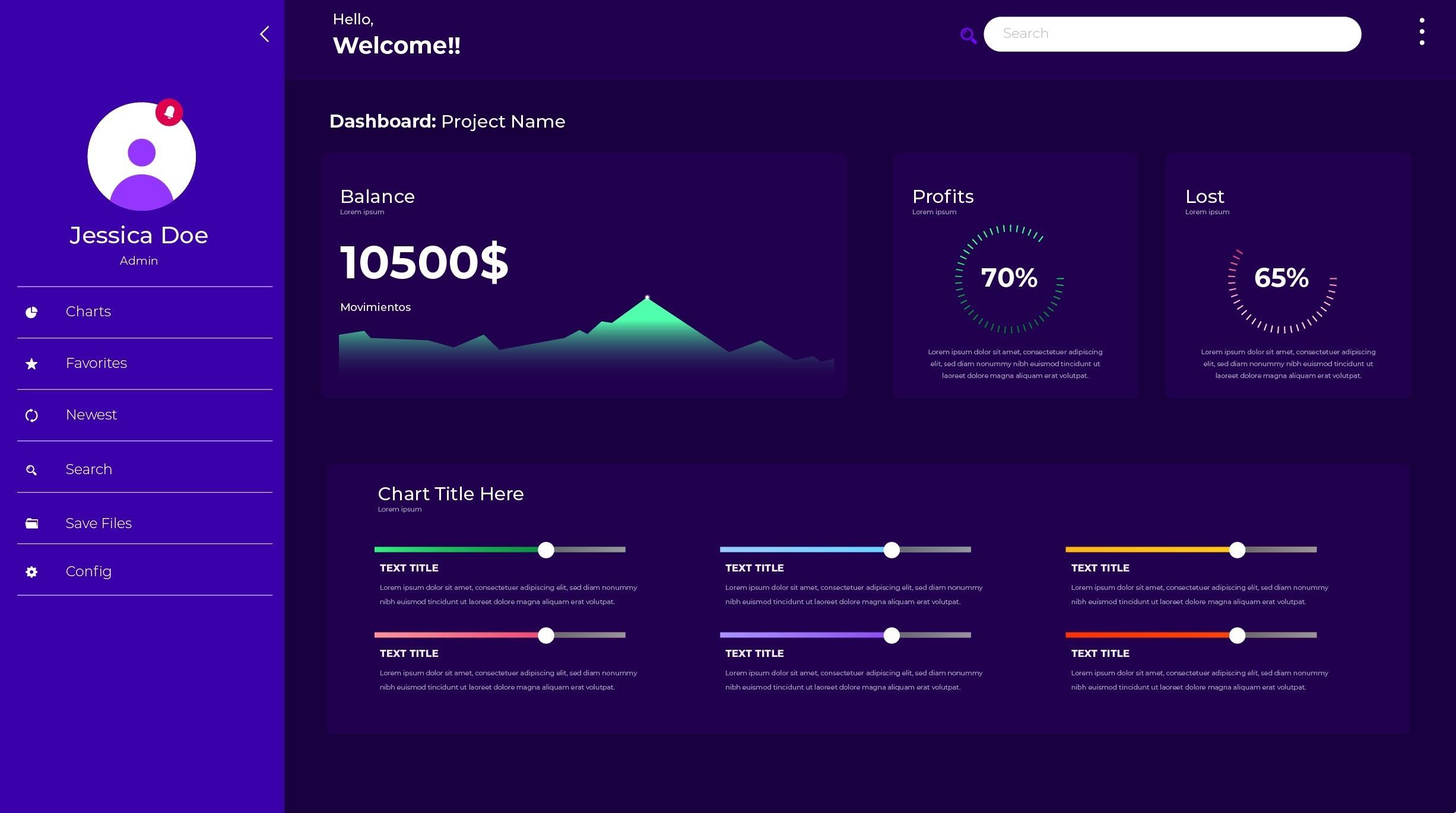 Web App Dashboard